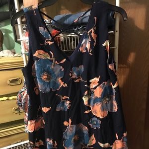 Gorgeous Navy Floral Dress